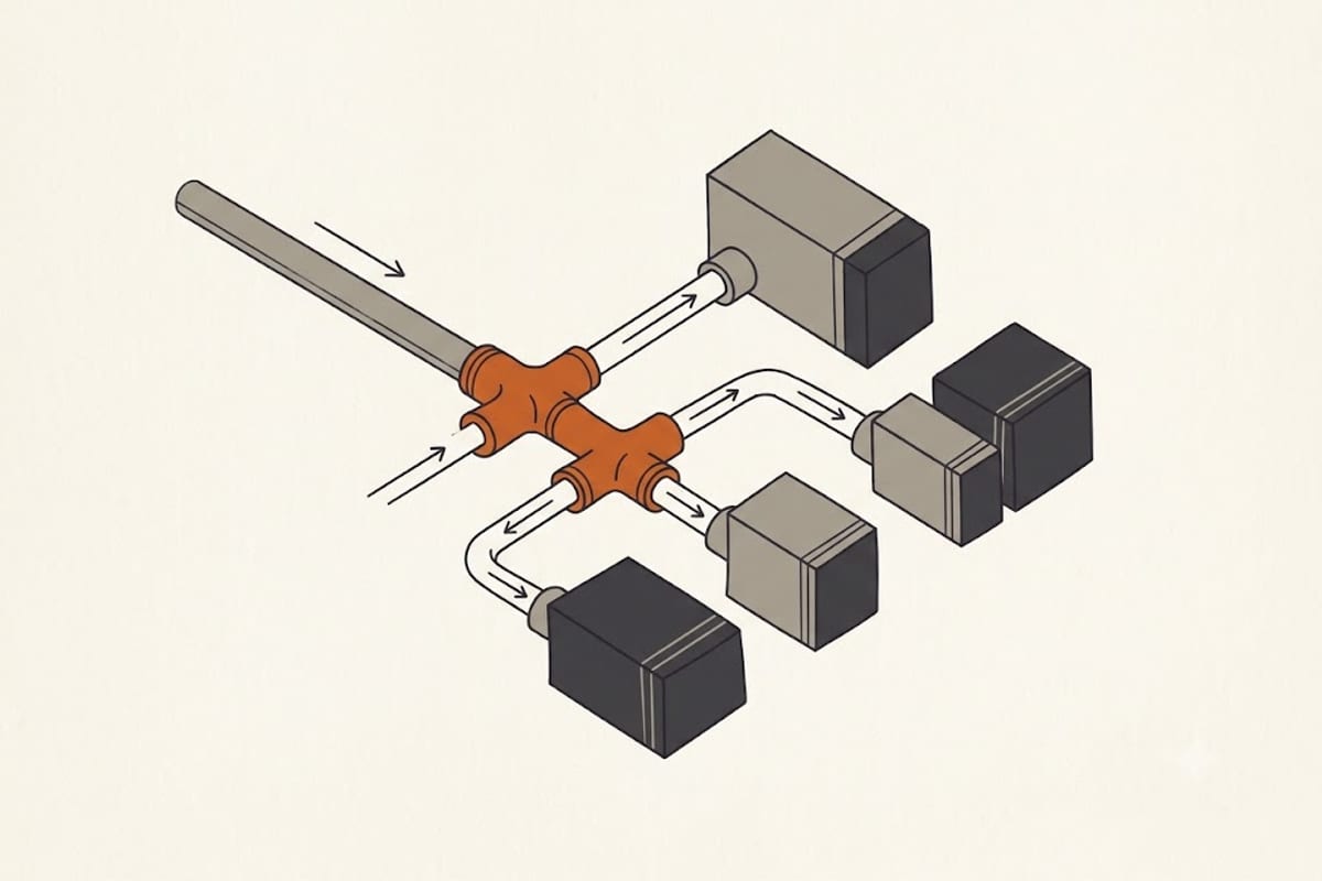 Appliance demand plus the generator