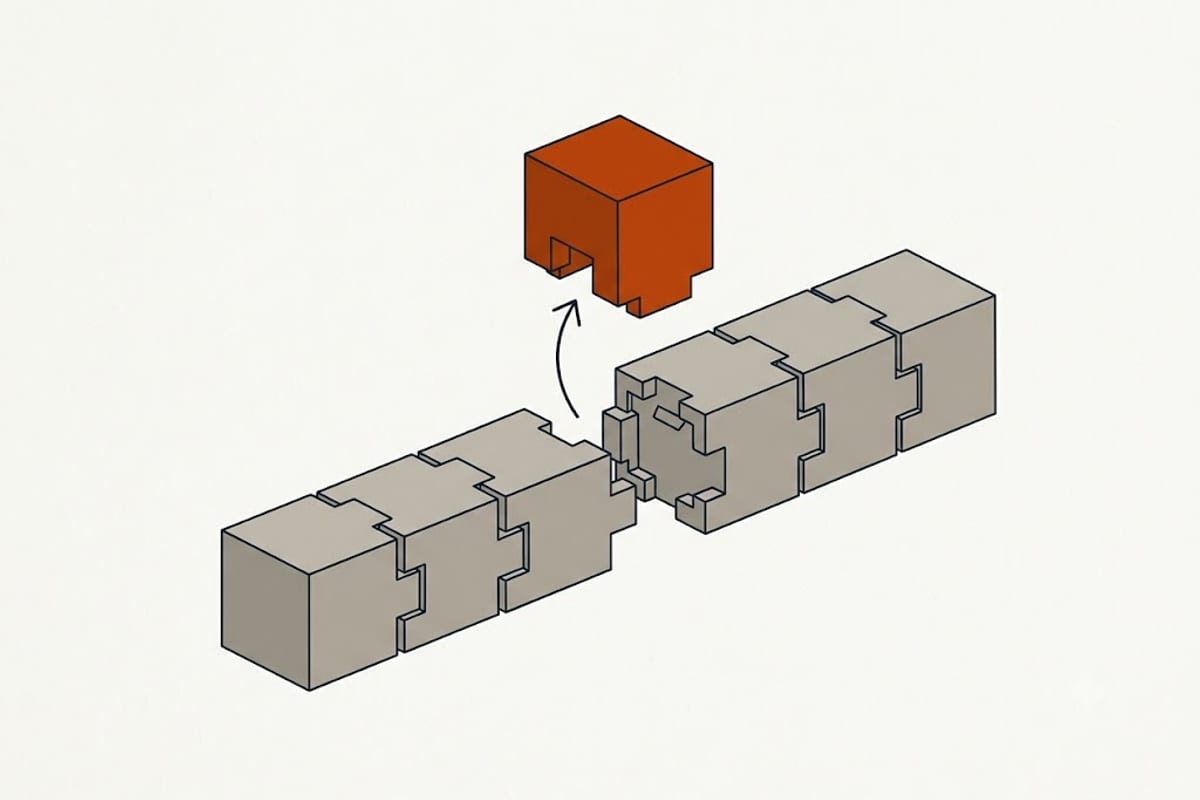 A load removed to stay within capacity